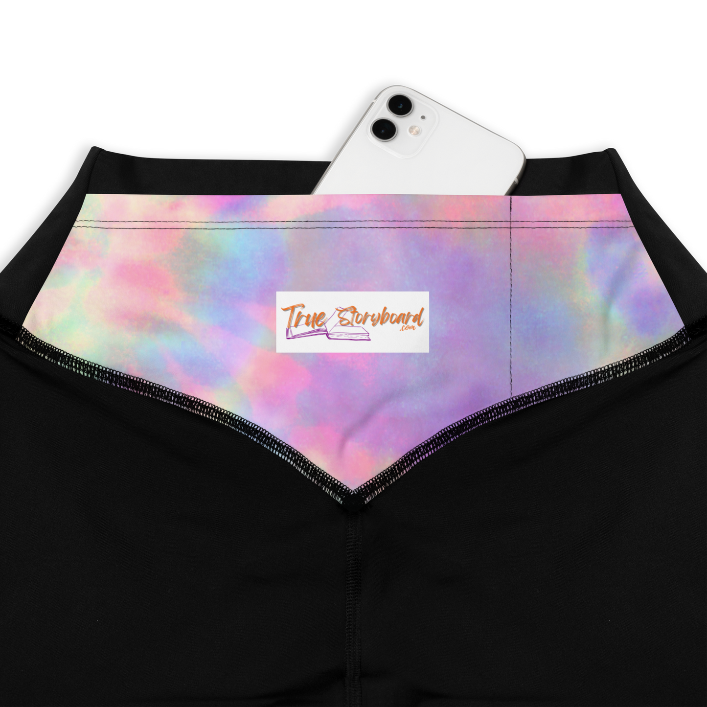 Pink Tie Dye Sports Leggings